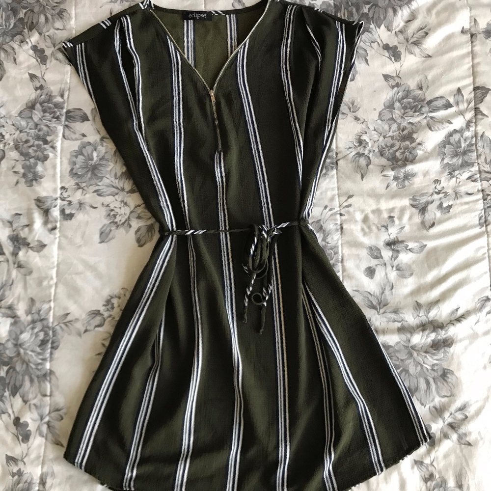 SOLD Striped Dress - Picture 1 of 4